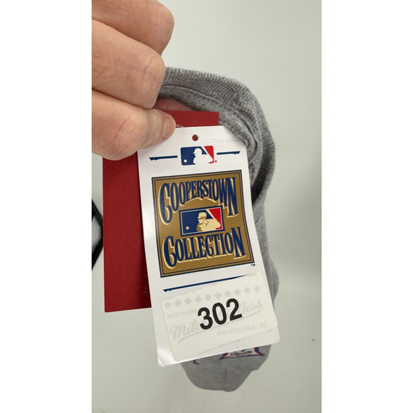 Mitchell & Ness T-Shirt Mens Large Gray LA All Over Print Los Angeles Dodgers - Picture 8 of 8